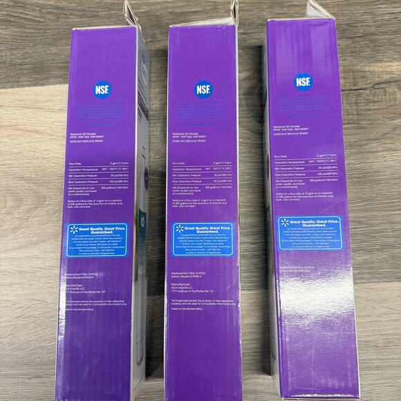 Lot of 3 Great Value Refrigerator Water Filter Replaces GE Model RPWF 6months - Picture 4 of 4